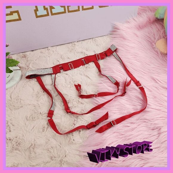NWT Red Radiance: Victoria's Secret Crystals Garter XS NWT - Picture 2 of 5